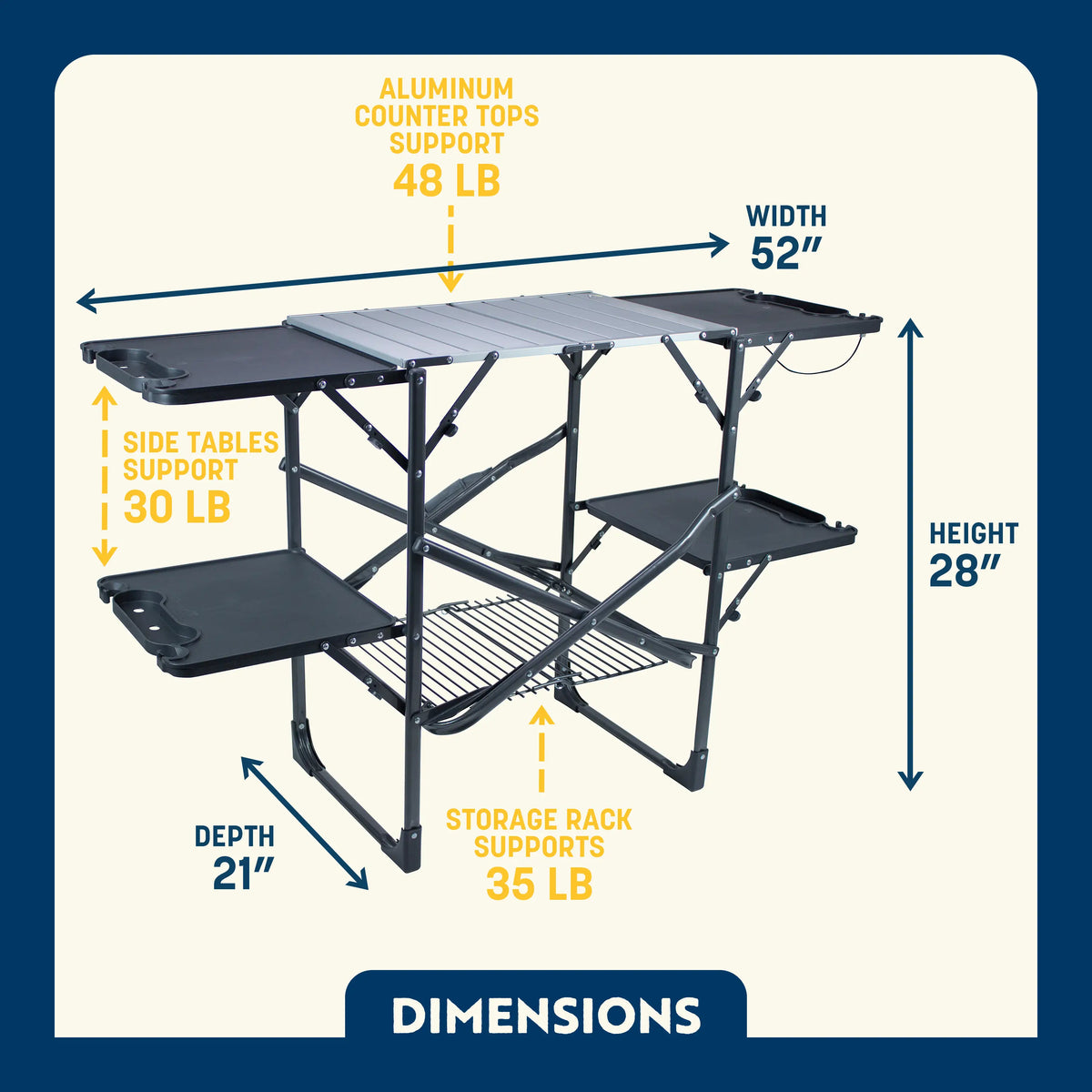 Slim-Fold Cook Station™